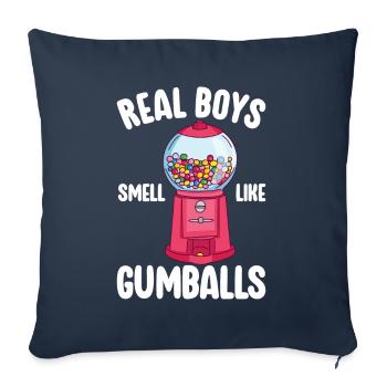 Gumball Machine Chewing Gum Machine - Sofa pillowcase 17,3'' x 17,3'' (45 x 45 cm) - navy - Front