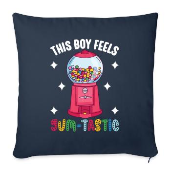 Gumball Machine Chewing Gum Machine - Sofa pillowcase 17,3'' x 17,3'' (45 x 45 cm) - navy - Front
