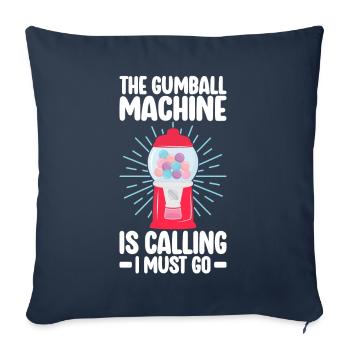 Gumball Machine Kaugummiautomat - Sofakissenbezug 45 x 45 cm - Navy - Vorne