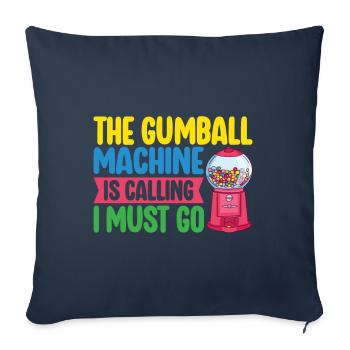 Gumball Machine Kaugummiautomat - Sofakissenbezug 45 x 45 cm - Navy - Vorne