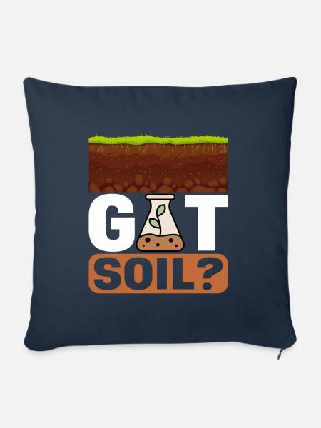 Bodenwissenschaftler Soil Science - Sofakissenbezug 45 x 45 cm - Navy