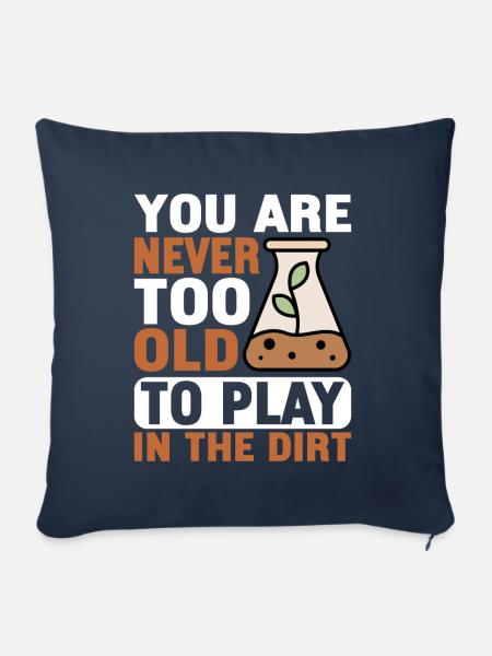 Bodenwissenschaftler Soil Science - Sofakissenbezug 45 x 45 cm - Navy