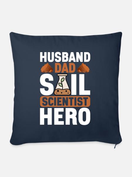 Bodenwissenschaftler Soil Science - Sofakissenbezug 45 x 45 cm - Navy