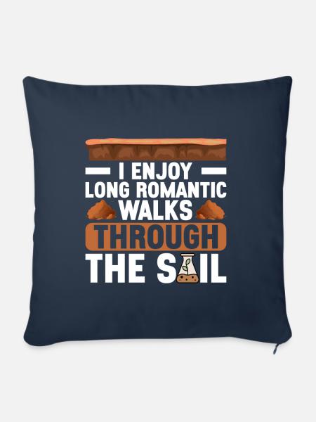 Bodenwissenschaftler Soil Science - Sofakissenbezug 45 x 45 cm - Navy