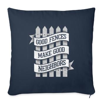 Zauninstallateur Zaunbauer Fence Installer - Sofakissenbezug 45 x 45 cm - Navy - Vorne