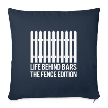 Zauninstallateur Zaunbauer Fence Installer - Sofakissenbezug 45 x 45 cm - Navy - Vorne