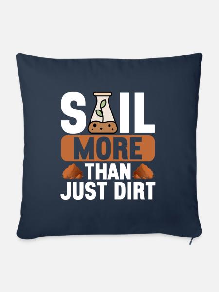 Bodenwissenschaftler Soil Science - Sofakissenbezug 45 x 45 cm - Navy