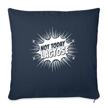 Lactose intolerance Lactose intolerant - Sofa pillowcase 17,3'' x 17,3'' (45 x 45 cm) - navy - Front