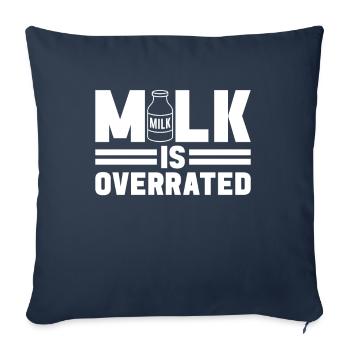 Lactose intolerance Lactose intolerant - Sofa pillowcase 17,3'' x 17,3'' (45 x 45 cm) - navy - Front