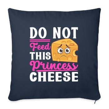 Lactose intolerance Lactose intolerant - Sofa pillowcase 17,3'' x 17,3'' (45 x 45 cm) - navy - Front