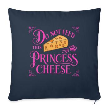 Lactose intolerance Lactose intolerant - Sofa pillowcase 17,3'' x 17,3'' (45 x 45 cm) - navy - Front