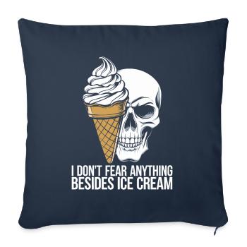 Lactose intolerance Lactose intolerant - Sofa pillowcase 17,3'' x 17,3'' (45 x 45 cm) - navy - Front