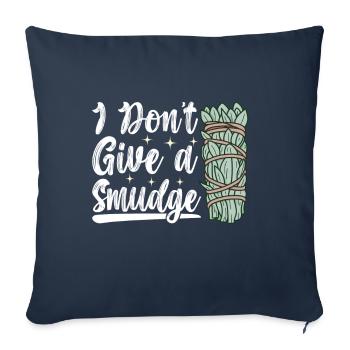 Herbes Encens Purification Spirituelle - Housse de coussin décorative 45 x 45 cm - bleu marine - Devant