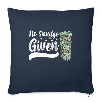 Herbes Encens Purification Spirituelle - Housse de coussin décorative 45 x 45 cm - bleu marine - Devant