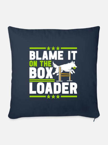 Flyball Dog Sports - Sofa pillowcase 17,3'' x 17,3'' (45 x 45 cm) - navy