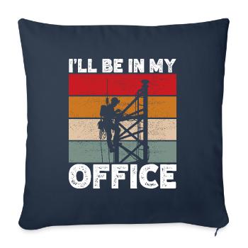 Industrial Climbers Tower Climbers Industrial Climbing - Sofa pillowcase 17,3'' x 17,3'' (45 x 45 cm) - navy - Front