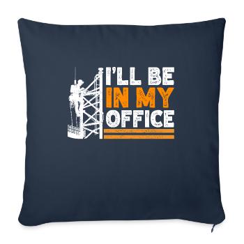 Industriekletterer Tower Climber Industrieklettern - Sofakissenbezug 45 x 45 cm - Navy - Vorne