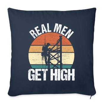 Industrial Climbers Tower Climbers Industrial Climbing - Sofa pillowcase 17,3'' x 17,3'' (45 x 45 cm) - navy - Front