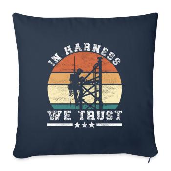 Industrial Climbers Tower Climbers Industrial Climbing - Sofa pillowcase 17,3'' x 17,3'' (45 x 45 cm) - navy - Front