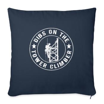 Industrial Climbers Tower Climbers Industrial Climbing - Sofa pillowcase 17,3'' x 17,3'' (45 x 45 cm) - navy - Front