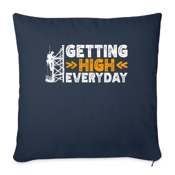Industrial Climbers Tower Climbers Industrial Climbing - Sofa pillowcase 17,3'' x 17,3'' (45 x 45 cm) - navy - Front
