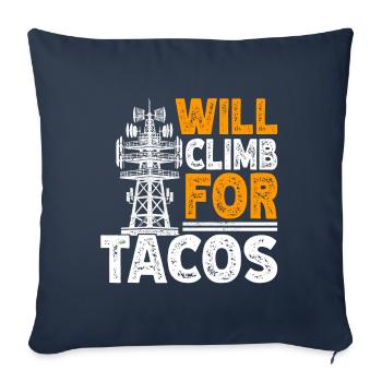 Industrial Climbers Tower Climbers Industrial Climbing - Sofa pillowcase 17,3'' x 17,3'' (45 x 45 cm) - navy - Front