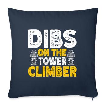 Industriekletterer Tower Climber Industrieklettern - Sofakissenbezug 45 x 45 cm - Navy - Vorne