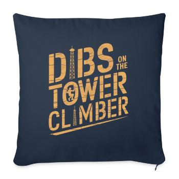 Industriekletterer Tower Climber Industrieklettern - Sofakissenbezug 45 x 45 cm - Navy - Vorne