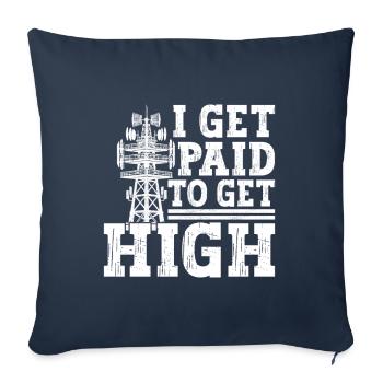 Industrial Climbers Tower Climbers Industrial Climbing - Sofa pillowcase 17,3'' x 17,3'' (45 x 45 cm) - navy - Front