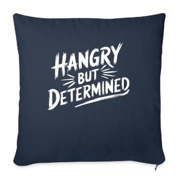 Intermittent fasting Intermittent fasting - Sofa pillowcase 17,3'' x 17,3'' (45 x 45 cm) - navy - Front