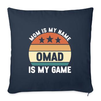 Intermittent fasting Intermittent fasting - Sofa pillowcase 17,3'' x 17,3'' (45 x 45 cm) - navy - Front