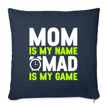 Intermittent fasting Intermittent fasting - Sofa pillowcase 17,3'' x 17,3'' (45 x 45 cm) - navy - Front