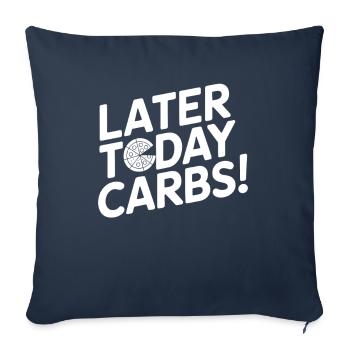 Intermittent fasting Intermittent fasting - Sofa pillowcase 17,3'' x 17,3'' (45 x 45 cm) - navy - Front