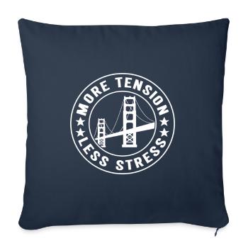 Bridge Engineer Bridge Construction - Sofa pillowcase 17,3'' x 17,3'' (45 x 45 cm) - navy - Front