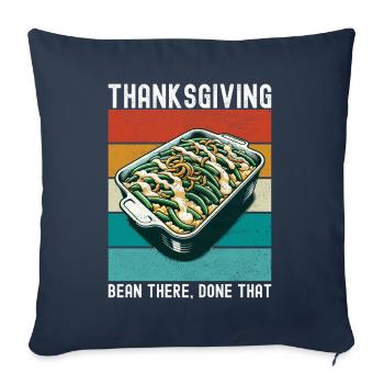 Green Bean Casserole - Sofa pillowcase 17,3'' x 17,3'' (45 x 45 cm) - navy - Front