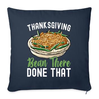 Green Bean Casserole - Sofa pillowcase 17,3'' x 17,3'' (45 x 45 cm) - navy - Front