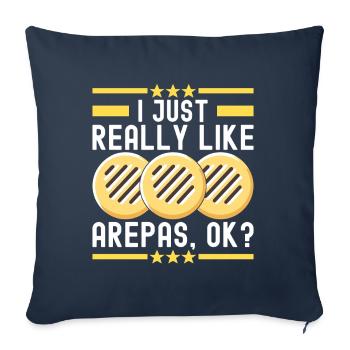 Venezolanische Arepas - Sofakissenbezug 45 x 45 cm - Navy - Vorne