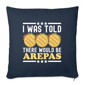 Venezolanische Arepas - Sofakissenbezug 45 x 45 cm - Navy - Vorne