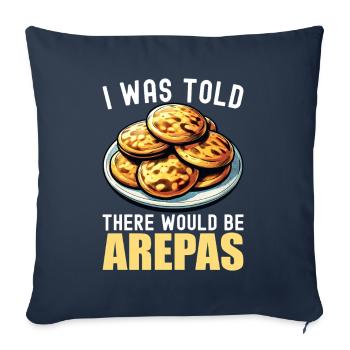 Venezolanische Arepas - Sofakissenbezug 45 x 45 cm - Navy - Vorne