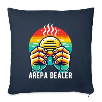 Venezolanische Arepas - Sofakissenbezug 45 x 45 cm - Navy - Vorne
