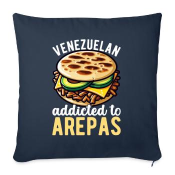 Venezolanische Arepas - Sofakissenbezug 45 x 45 cm - Navy - Vorne
