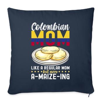 Venezolanische Arepas - Sofakissenbezug 45 x 45 cm - Navy - Vorne