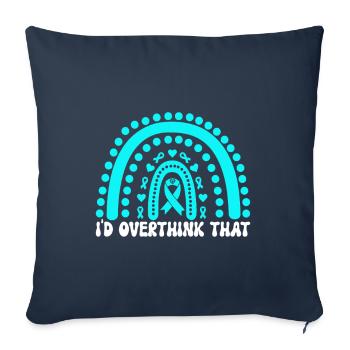 Anxiety disorder Anxiety disorder - Sofa pillowcase 17,3'' x 17,3'' (45 x 45 cm) - navy - Front