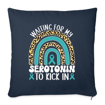 Anxiety disorder Anxiety disorder - Sofa pillowcase 17,3'' x 17,3'' (45 x 45 cm) - navy - Front