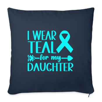 Anxiety disorder Anxiety disorder - Sofa pillowcase 17,3'' x 17,3'' (45 x 45 cm) - navy - Front