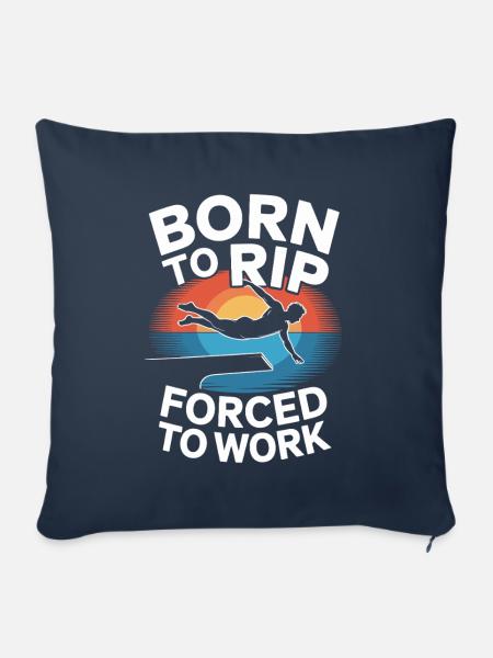 Kunstspringen Turmspringer Sprungbrett - Sofakissenbezug 45 x 45 cm - Navy