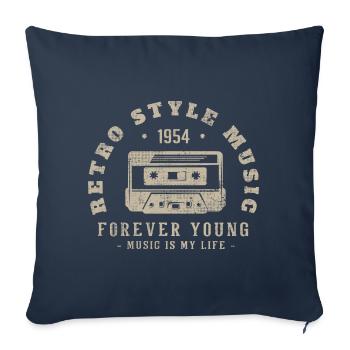 Retro 1954 Birthday Gift 1954 Vintage 1954 - Sofa pillowcase 17,3'' x 17,3'' (45 x 45 cm) - navy - Front