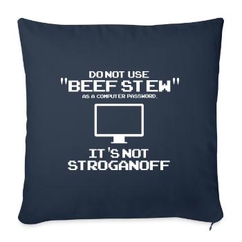 Cyber Security Design for IT Security and Hackers - Sofa pillowcase 17,3'' x 17,3'' (45 x 45 cm) - navy - Front
