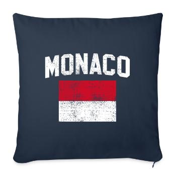 monaco - Sofa pillowcase 17,3'' x 17,3'' (45 x 45 cm) - navy - Front