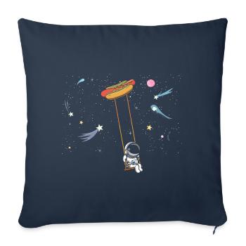 Sandwich Lover Cheese Fast Food Food Food - Sofa pillowcase 17,3'' x 17,3'' (45 x 45 cm) - navy - Front